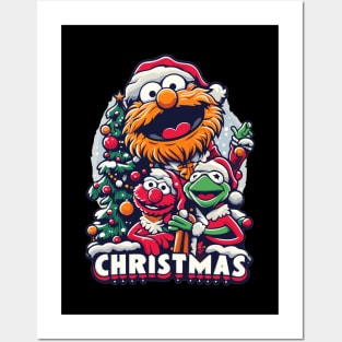 Santa Claus and Muppet Christmas Carol Posters and Art